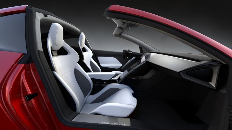 Интерьер Tesla Roadster 2018 года  (фото 5 из 14)